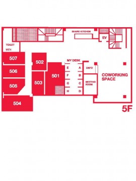 5階 フロアマップ